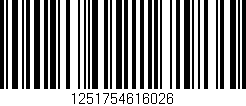 Código de barras (EAN, GTIN, SKU, ISBN): '1251754616026'