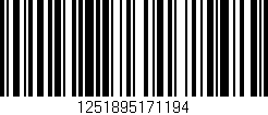 Código de barras (EAN, GTIN, SKU, ISBN): '1251895171194'