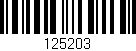 Código de barras (EAN, GTIN, SKU, ISBN): '125203'