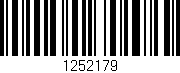 Código de barras (EAN, GTIN, SKU, ISBN): '1252179'