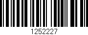 Código de barras (EAN, GTIN, SKU, ISBN): '1252227'