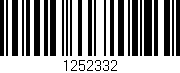 Código de barras (EAN, GTIN, SKU, ISBN): '1252332'