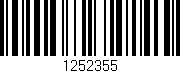 Código de barras (EAN, GTIN, SKU, ISBN): '1252355'