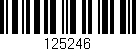 Código de barras (EAN, GTIN, SKU, ISBN): '125246'