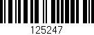 Código de barras (EAN, GTIN, SKU, ISBN): '125247'