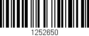Código de barras (EAN, GTIN, SKU, ISBN): '1252650'