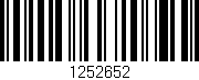 Código de barras (EAN, GTIN, SKU, ISBN): '1252652'