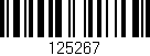 Código de barras (EAN, GTIN, SKU, ISBN): '125267'