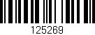 Código de barras (EAN, GTIN, SKU, ISBN): '125269'