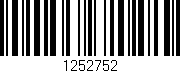 Código de barras (EAN, GTIN, SKU, ISBN): '1252752'