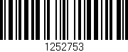 Código de barras (EAN, GTIN, SKU, ISBN): '1252753'