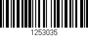 Código de barras (EAN, GTIN, SKU, ISBN): '1253035'