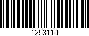 Código de barras (EAN, GTIN, SKU, ISBN): '1253110'