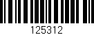 Código de barras (EAN, GTIN, SKU, ISBN): '125312'