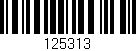 Código de barras (EAN, GTIN, SKU, ISBN): '125313'