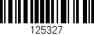 Código de barras (EAN, GTIN, SKU, ISBN): '125327'