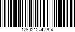 Código de barras (EAN, GTIN, SKU, ISBN): '1253313442794'
