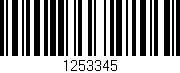 Código de barras (EAN, GTIN, SKU, ISBN): '1253345'