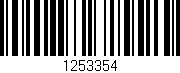 Código de barras (EAN, GTIN, SKU, ISBN): '1253354'