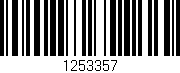 Código de barras (EAN, GTIN, SKU, ISBN): '1253357'