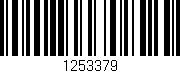 Código de barras (EAN, GTIN, SKU, ISBN): '1253379'