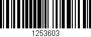 Código de barras (EAN, GTIN, SKU, ISBN): '1253603'