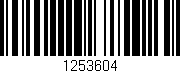 Código de barras (EAN, GTIN, SKU, ISBN): '1253604'