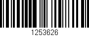 Código de barras (EAN, GTIN, SKU, ISBN): '1253626'