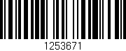 Código de barras (EAN, GTIN, SKU, ISBN): '1253671'