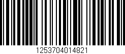 Código de barras (EAN, GTIN, SKU, ISBN): '1253704014821'