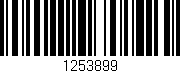 Código de barras (EAN, GTIN, SKU, ISBN): '1253899'