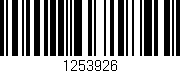 Código de barras (EAN, GTIN, SKU, ISBN): '1253926'