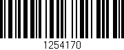 Código de barras (EAN, GTIN, SKU, ISBN): '1254170'