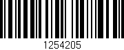 Código de barras (EAN, GTIN, SKU, ISBN): '1254205'
