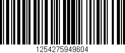 Código de barras (EAN, GTIN, SKU, ISBN): '1254275949604'