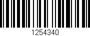 Código de barras (EAN, GTIN, SKU, ISBN): '1254340'
