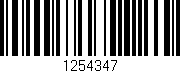 Código de barras (EAN, GTIN, SKU, ISBN): '1254347'