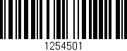 Código de barras (EAN, GTIN, SKU, ISBN): '1254501'
