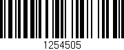 Código de barras (EAN, GTIN, SKU, ISBN): '1254505'