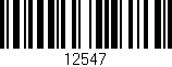 Código de barras (EAN, GTIN, SKU, ISBN): '12547'
