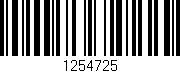 Código de barras (EAN, GTIN, SKU, ISBN): '1254725'