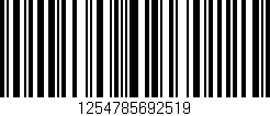 Código de barras (EAN, GTIN, SKU, ISBN): '1254785692519'