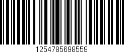 Código de barras (EAN, GTIN, SKU, ISBN): '1254785698559'