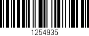 Código de barras (EAN, GTIN, SKU, ISBN): '1254935'