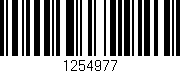 Código de barras (EAN, GTIN, SKU, ISBN): '1254977'