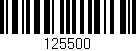 Código de barras (EAN, GTIN, SKU, ISBN): '125500'