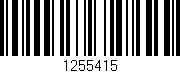 Código de barras (EAN, GTIN, SKU, ISBN): '1255415'