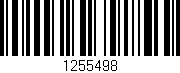 Código de barras (EAN, GTIN, SKU, ISBN): '1255498'