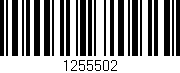 Código de barras (EAN, GTIN, SKU, ISBN): '1255502'