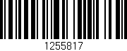 Código de barras (EAN, GTIN, SKU, ISBN): '1255817'
